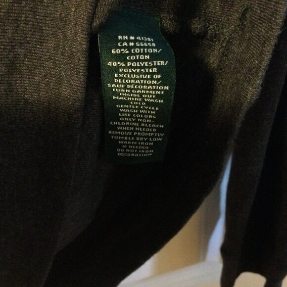 Grey & Brown Ralph Lauren Long Sleeve - Size Large - Picture 4 of 5
